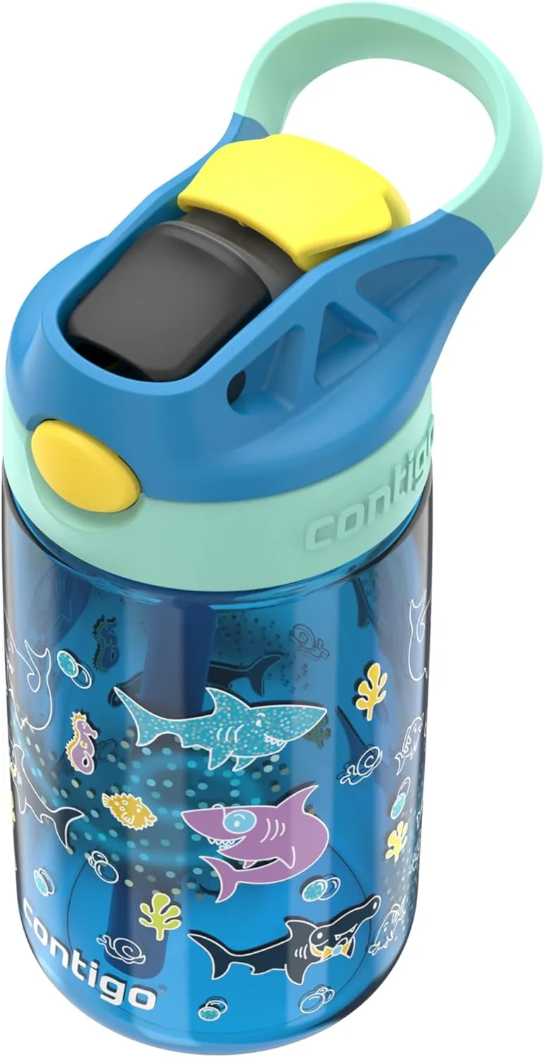 Contigo Kids Water Bottle with Redesigned AUTOSPOUT Straw, 14 oz