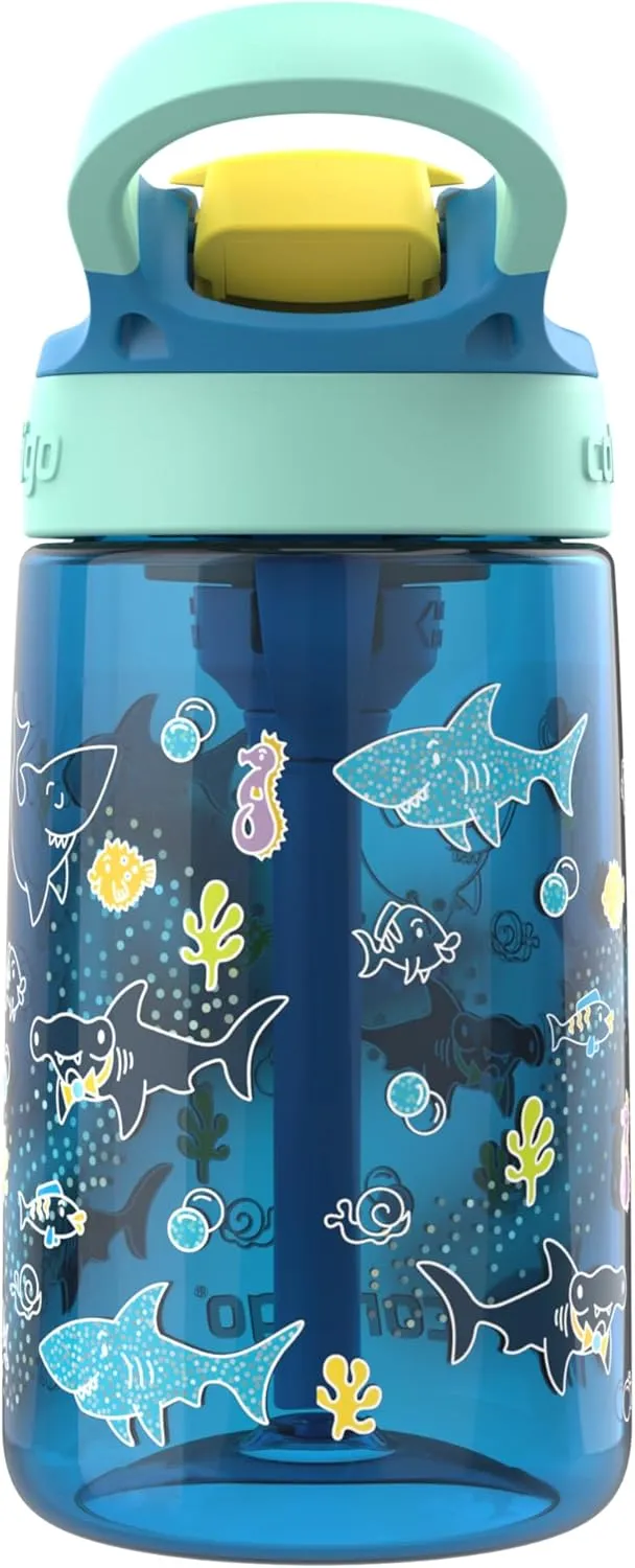 Contigo Kids Water Bottle with Redesigned AUTOSPOUT Straw, 14 oz