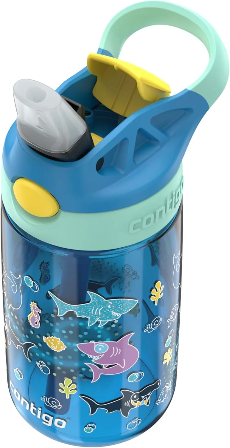 Contigo Kids Water Bottle with Redesigned AUTOSPOUT Straw, 14 oz