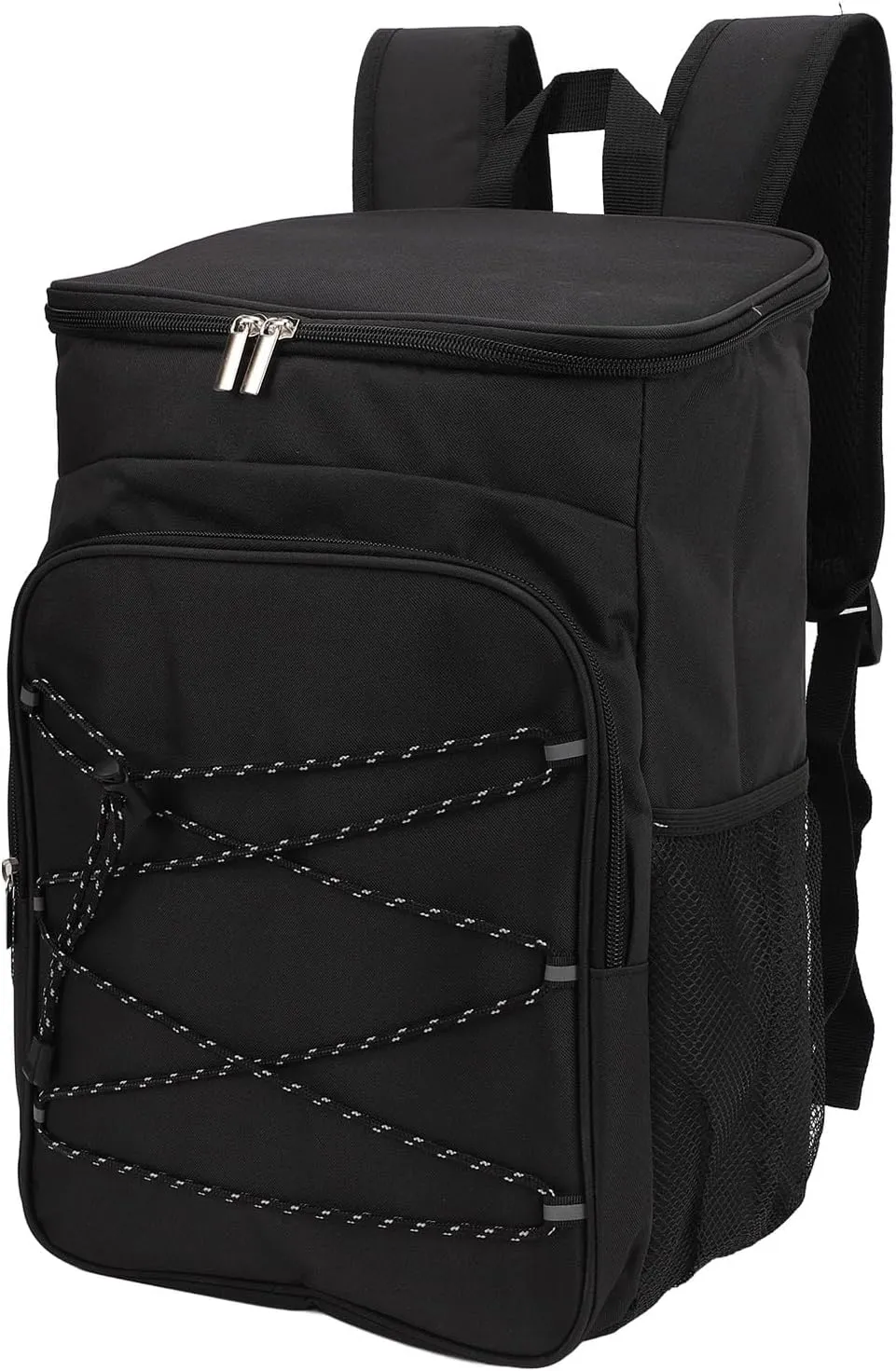 Cooling Backpack, Picnic Bag, Thermal Backpack with Two 10 Inch High Side Pockets, Backpack with Cooling Compartment for Men and Women for Camping, Working and Family Trips