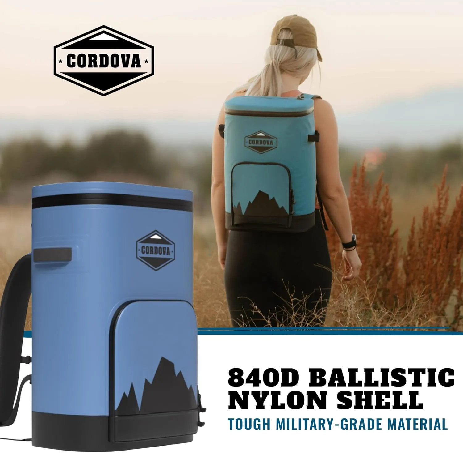 Cordova Outdoors Backcountry Class Backpack Soft Cooler, Insulated Cooler Bag - Foam Insulated, Durable, UV-Protection