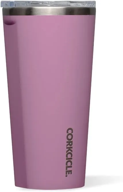 Corkcicle Classic Triple Insulated Coffee Mug with Lid, Gloss Orchard, 16 oz – Stainless Steel Travel Tumbler Keeps Beverages Cold 9 hrs, Hot 3hrs – Cupholder Friendly Travel Coffee Tumbler