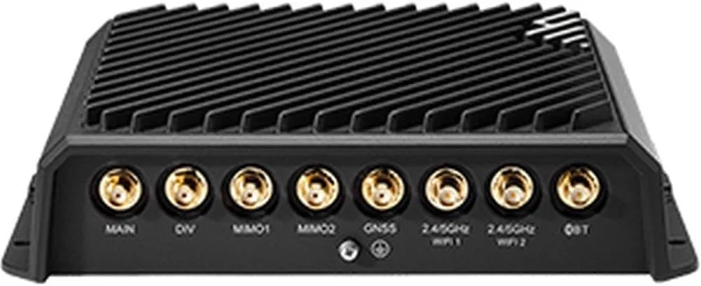 Cradlepoint R1900 Cat 20 Router (5G Modem) with Wi-Fi | MBA5-19005GB-GA | 5-Year NetCloud Mobile Essentials and Advanced Plans | No AC Power Supply or Antennas | Global