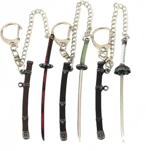 crafthand Game Samurai Katana Peripheral Keychain Kusabimaru Gracious Open Gate Katana Universal Metal Alloy Keychain Accessories Luxury Exquisite Sturdy Cosplay Backpack Decoration