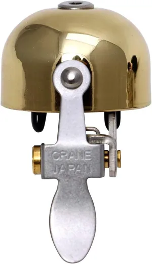 Crane Bike Bell E-Ne Bicycle Bell, Made in Japan for Road Bikes or Mountain Bikes, Fits All Handle Bar Sizes & Types