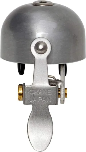 Crane Bike Bell E-Ne Bicycle Bell, Made in Japan for Road Bikes or Mountain Bikes, Fits All Handle Bar Sizes & Types