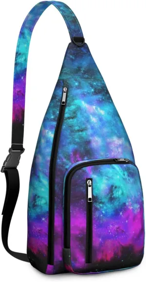 Crossbody Bag Daypack for Women Men Lightweight Waterproof Sling Bag Backpack Hiking Cycling