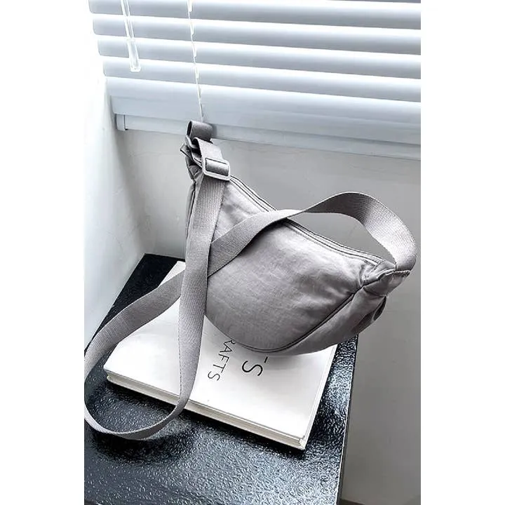 Crossbody Lightweight Half Moon Bag