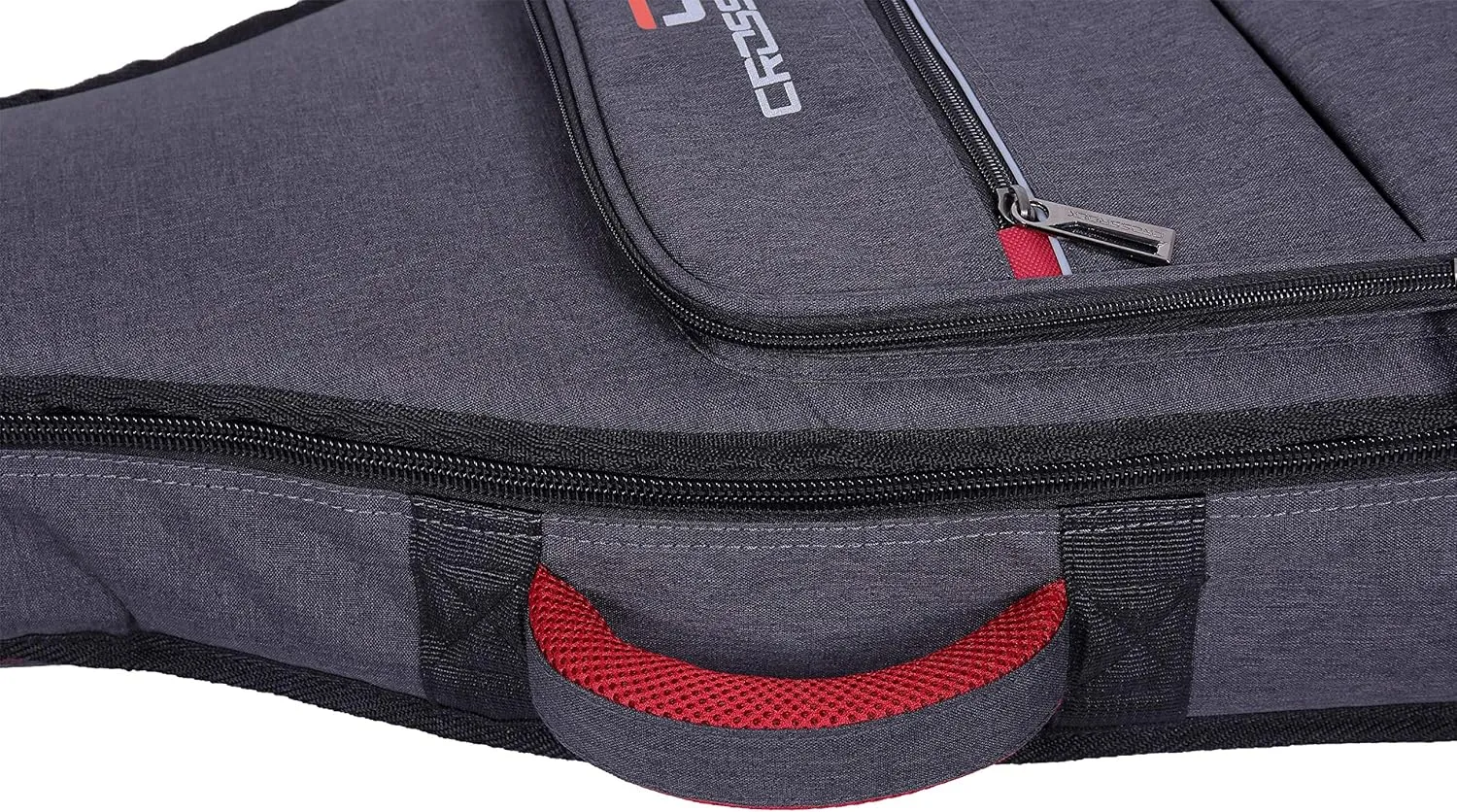Crossrock CRSG107C Full Size Classical Guitar Bag, 10mm Padding, Backpack Available，Dark Grey (CRSG107CGR)