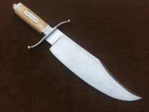 Custom Handmade 5160 Spring Steel Noah Smith-wick Bowie Knife, Historic Replica, JimBowie, James Bowie, Museum Replica