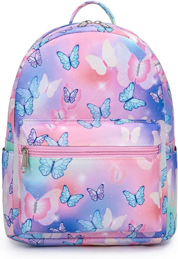 Cute 10 inch mini pack bag backpack for grils children and adult (butterfly)