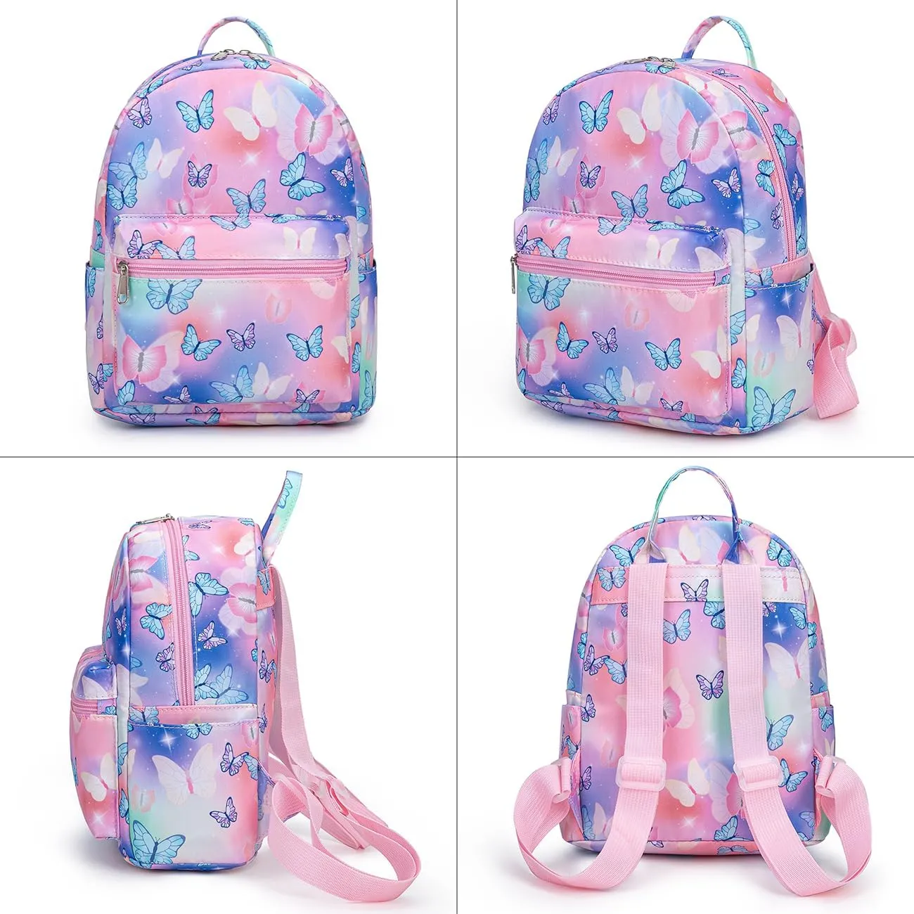 Cute 10 inch mini pack bag backpack for grils children and adult (butterfly)