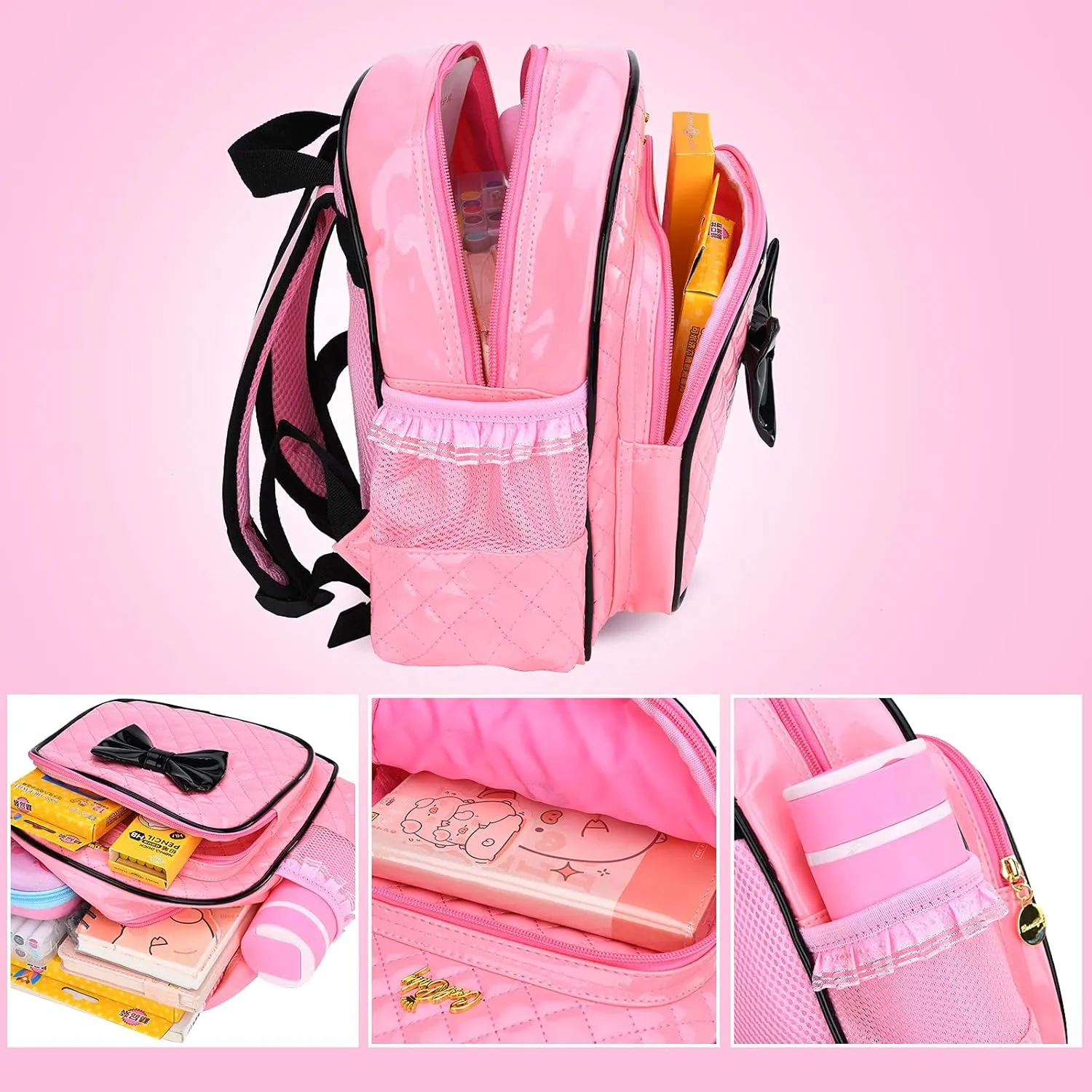 Cute Durable Waterproof Toddler Preschool Bag Kindergarten Kids Backpack for Girls