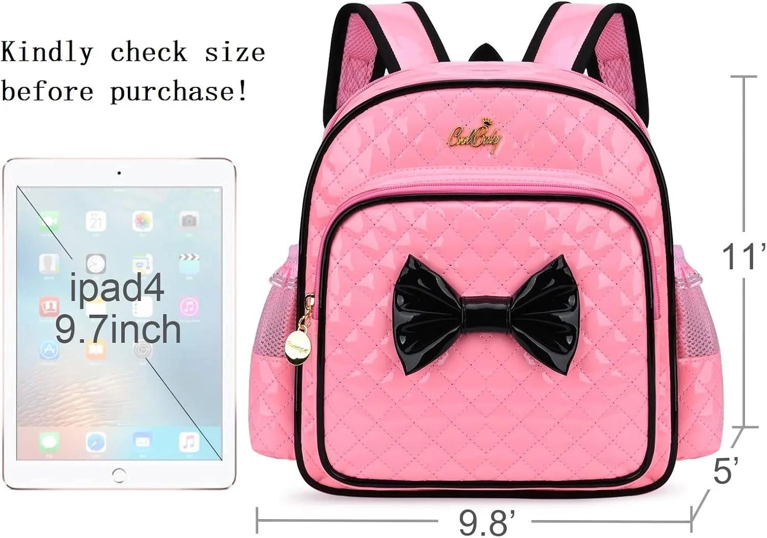 Cute Durable Waterproof Toddler Preschool Bag Kindergarten Kids Backpack for Girls