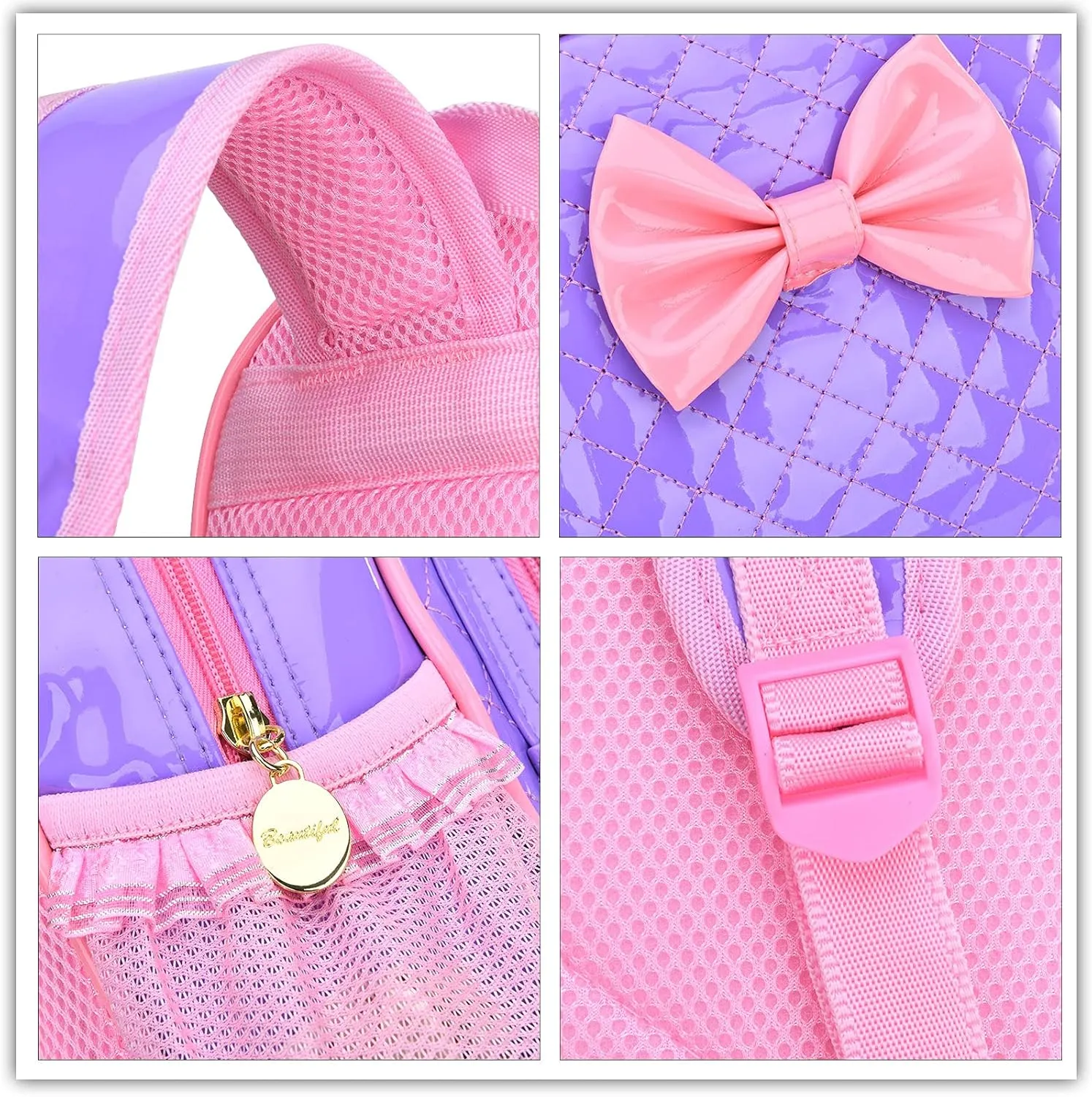 Cute Durable Waterproof Toddler Preschool Bag Kindergarten Kids Backpack for Girls