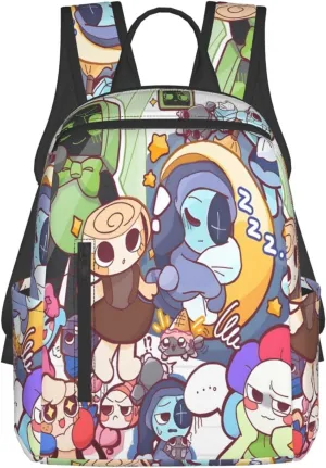 Dandys World Backpack Cartoon Print Fashion Daily Multi-Purpose Backpack Unisex 15in
