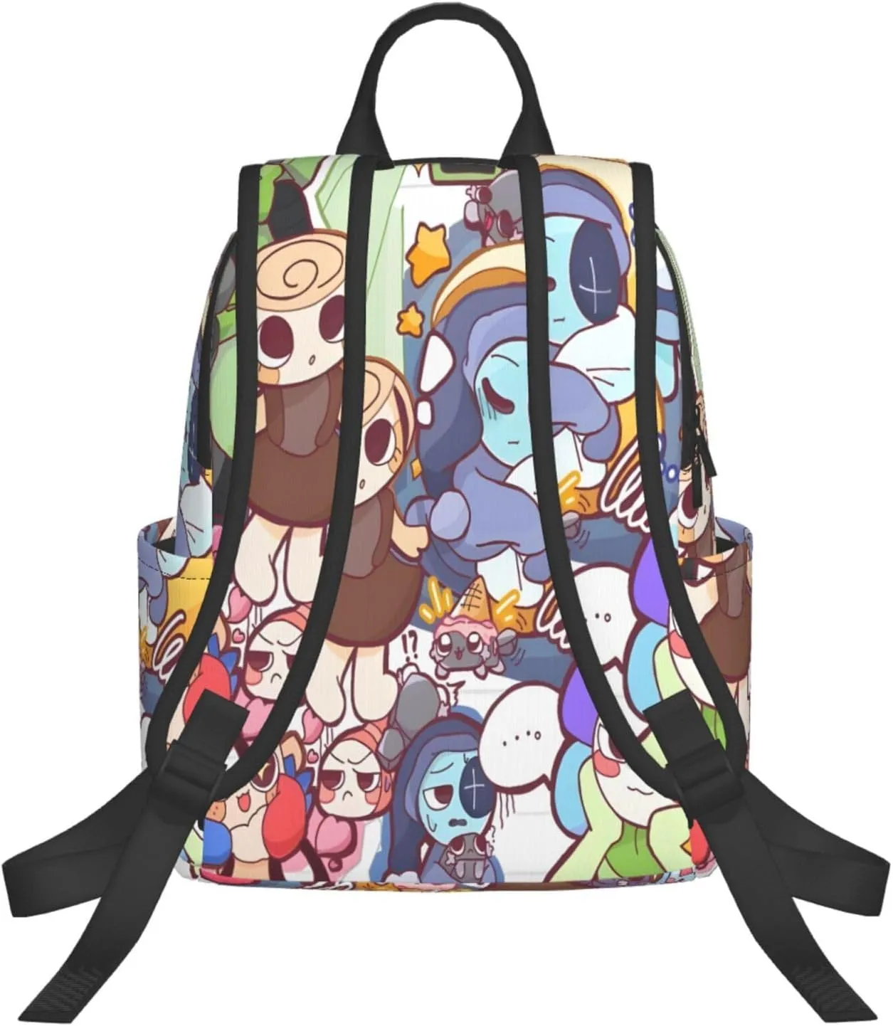 Dandys World Backpack Cartoon Print Fashion Daily Multi-Purpose Backpack Unisex 15in