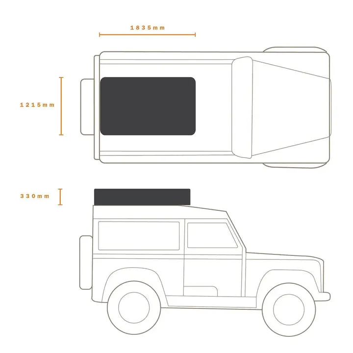 Darche HI-VIEW 1800 ROOF TOP TENT
