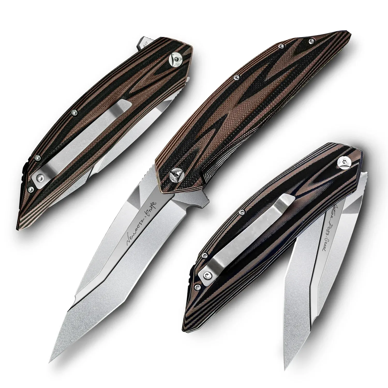 DC53 Steel Knife | G10 handle | Folding Knife