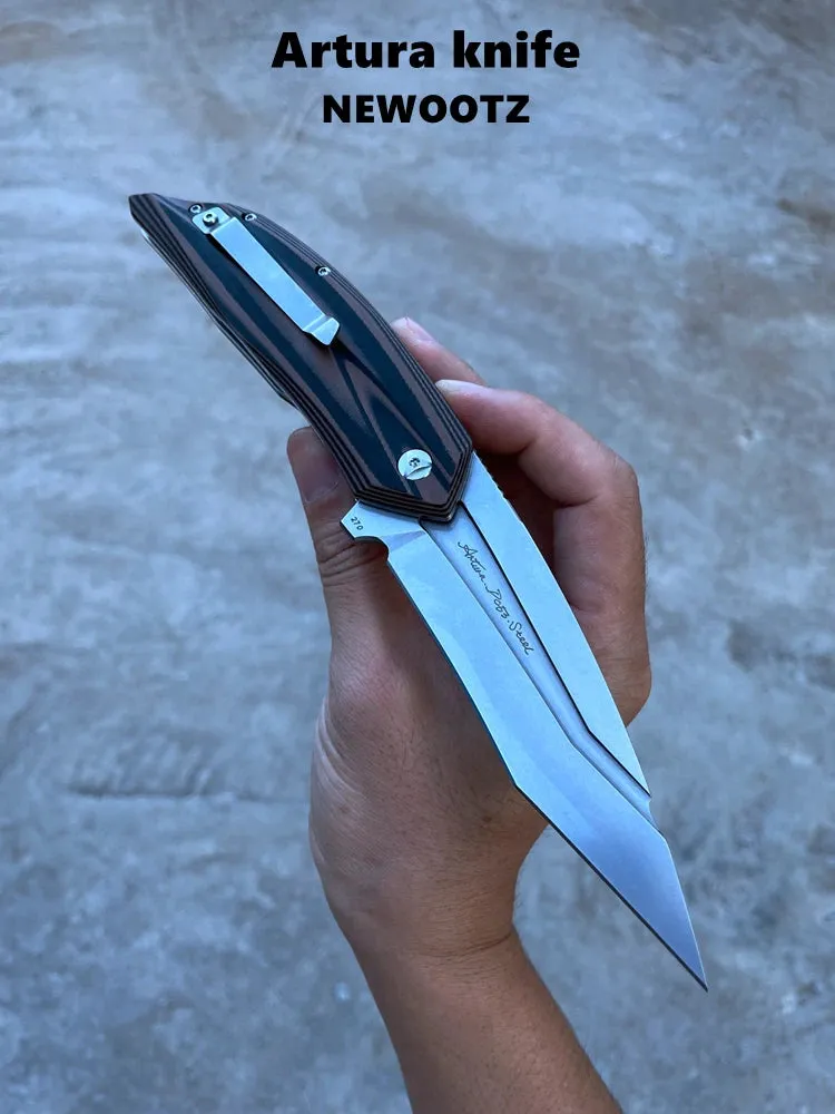 DC53 Steel Knife | G10 handle | Folding Knife