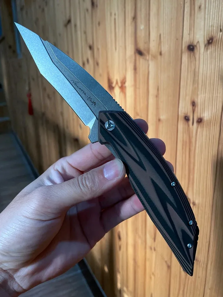 DC53 Steel Knife | G10 handle | Folding Knife