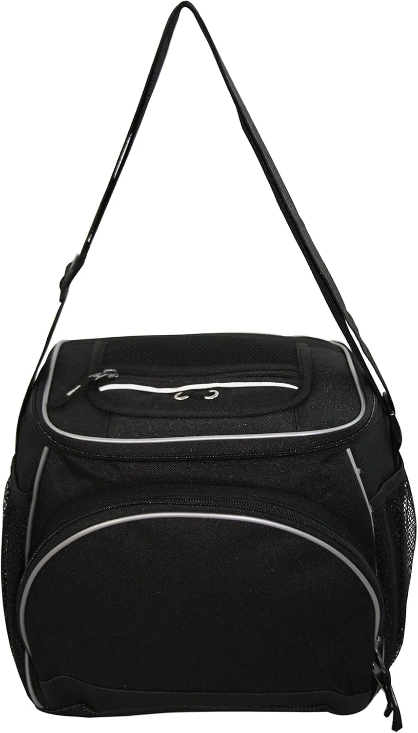 Deluxe 14 Pack Cooler with Easy Top Access and Leather Like Bottom