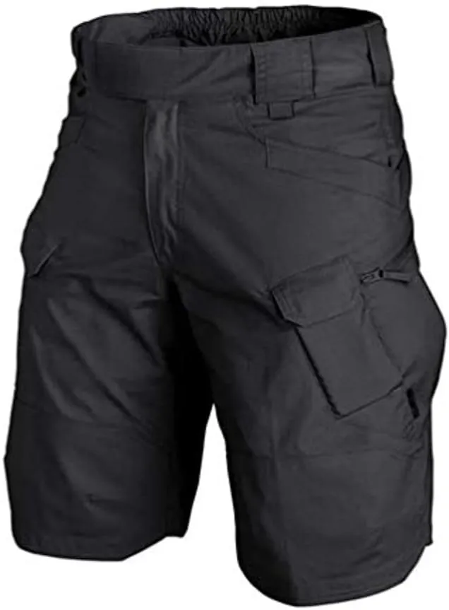 Depslee Waterproof Tactical Shorts for Men Hiking Fishing Breathable Quick Dry Cargo Shorts with Multi Pockets(NO Belt)