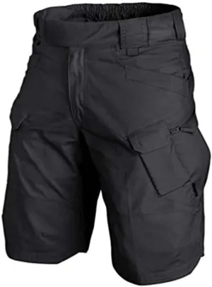 Depslee Waterproof Tactical Shorts for Men Hiking Fishing Breathable Quick Dry Cargo Shorts with Multi Pockets(NO Belt)