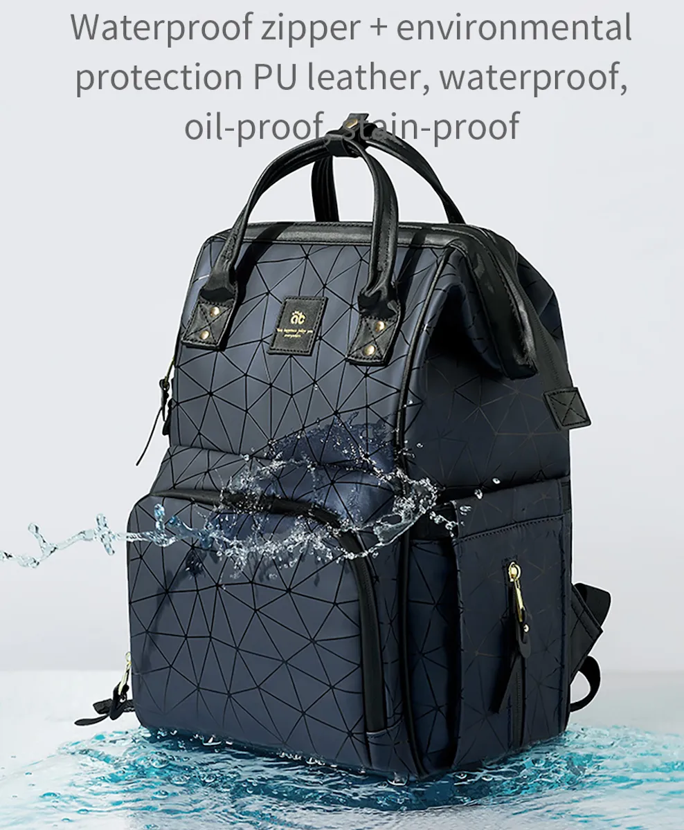 Designer Multifunction Diaper Baby Bag - Leather (4 Colours)