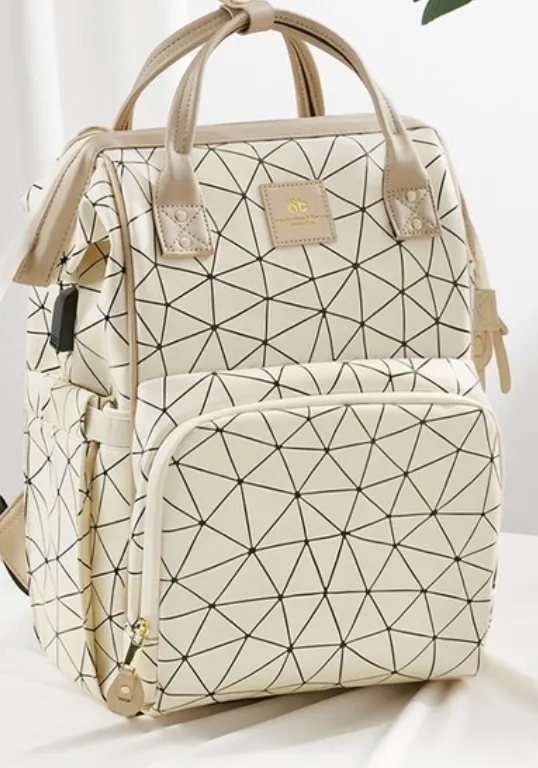Designer Multifunction Diaper Baby Bag - Leather (4 Colours)
