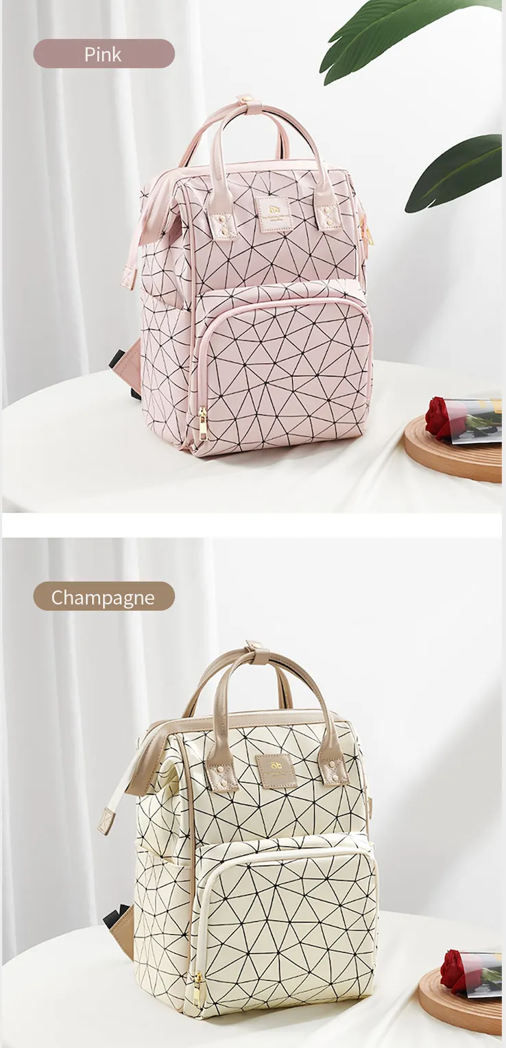 Designer Multifunction Diaper Baby Bag - Leather (4 Colours)