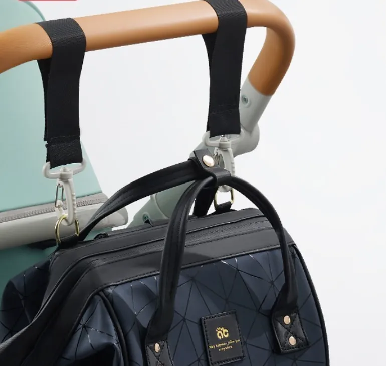 Designer Multifunction Diaper Baby Bag - Leather (4 Colours)
