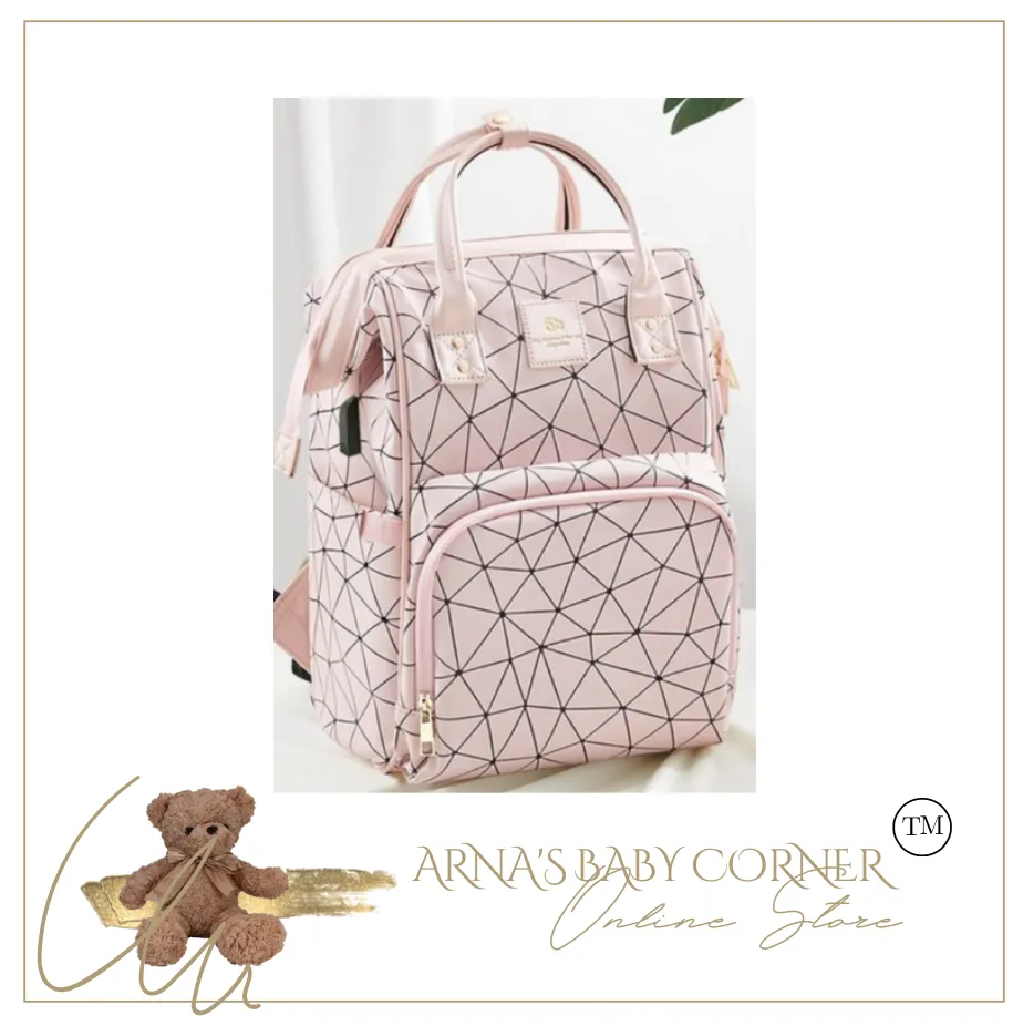 Designer Multifunction Diaper Baby Bag - Leather (4 Colours)