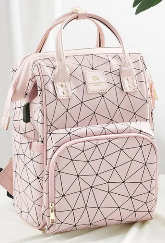 Designer Multifunction Diaper Baby Bag - Leather (4 Colours)
