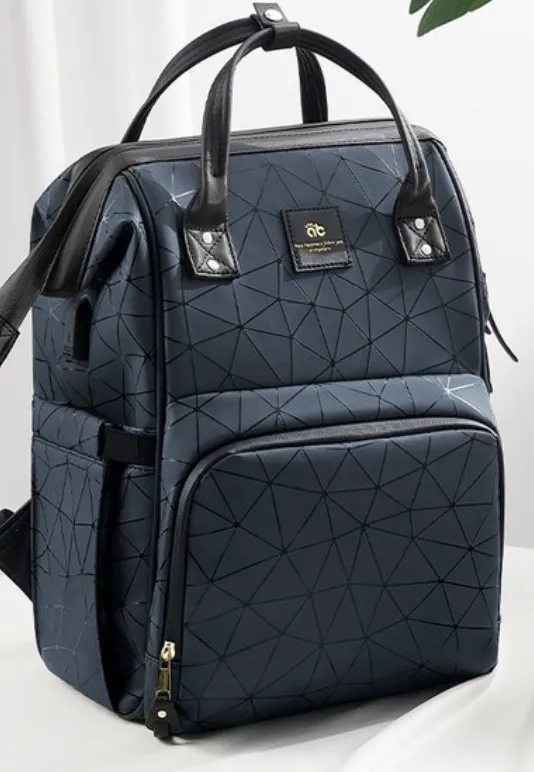 Designer Multifunction Diaper Baby Bag - Leather (4 Colours)