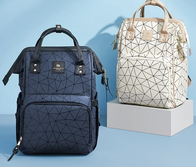 Designer Multifunction Diaper Baby Bag - Leather (4 Colours)