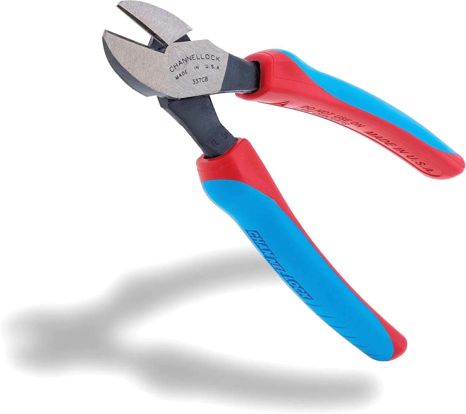 Diagonal Cutters, 7-1/4in.L, Cushion Grip