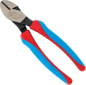 Diagonal Cutters, 7-1/4in.L, Cushion Grip