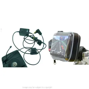 DIN Hella Powered Satnav Motorcycle GPS Mount Holder for TomTom START 25 (SKU 19754)