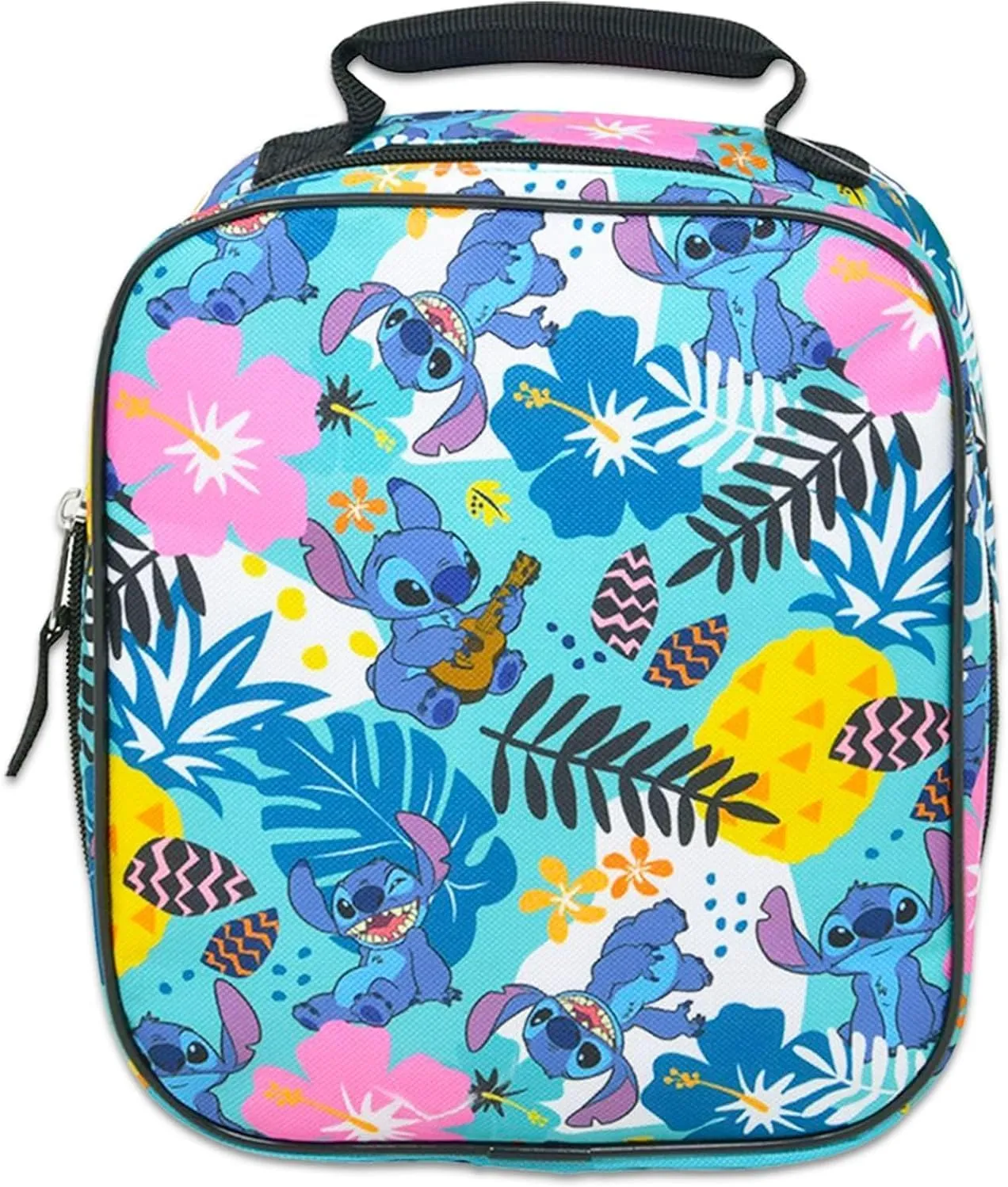 Disney Lilo and Stitch Lunch Bag Set for Toddlers, Kids - Bundle with Stitch Insulated Lunch Box, Stitch Stickers, More | Lilo and Stitch School Supplies