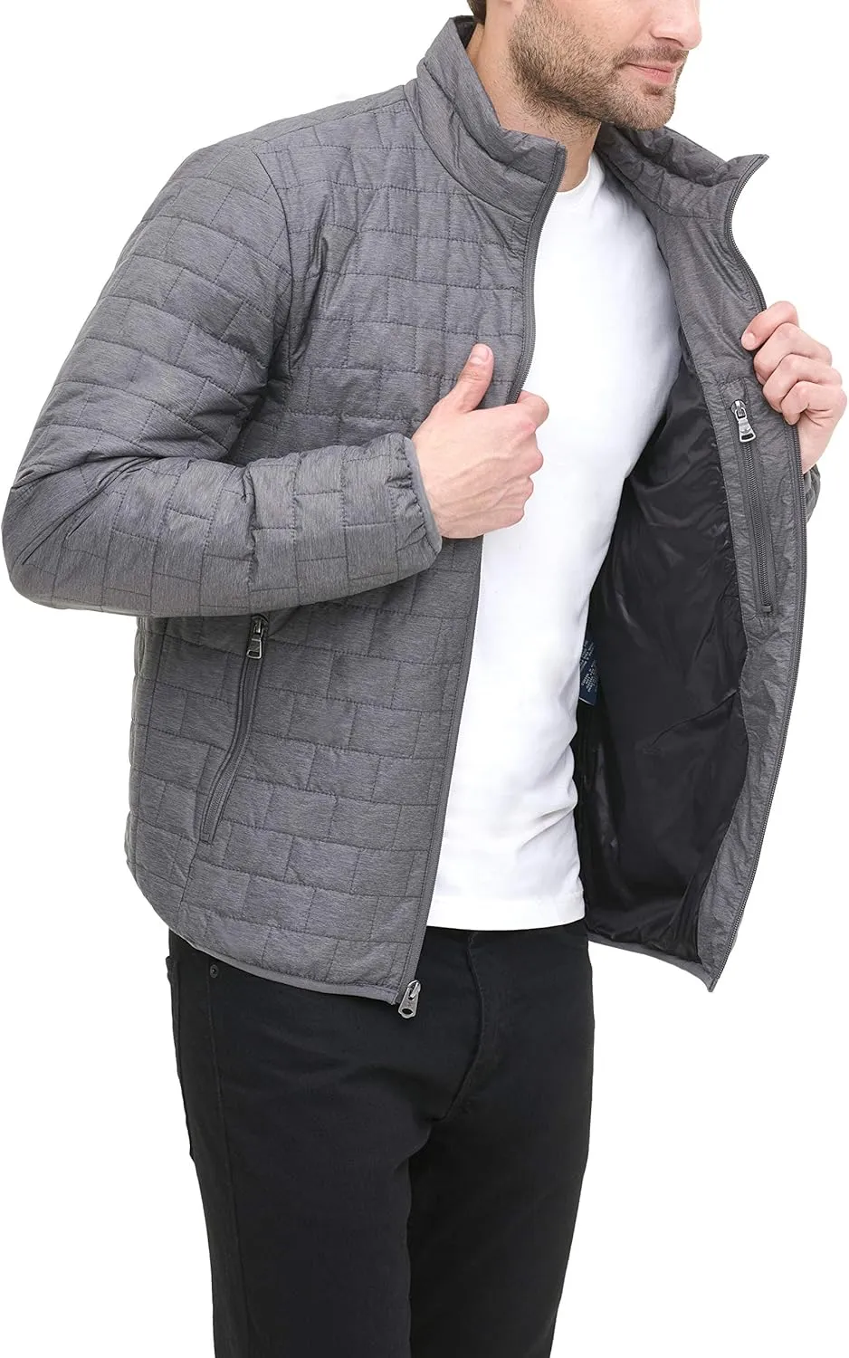 Dockers mens Lightweight Ultra Loft Quilted Packable Jacket (Regular and Big & Tall)