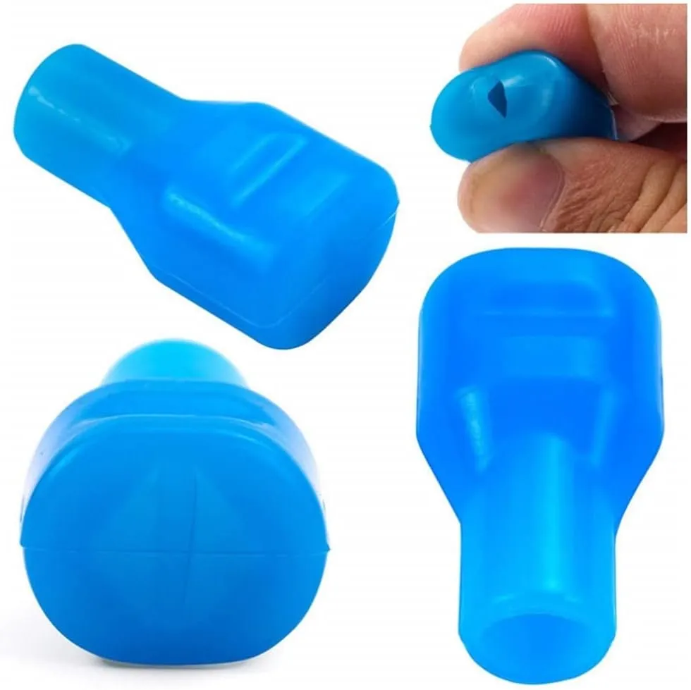 DONGKER Hydration Bite Valve,6 PCS Hydration Nozzle Replacement with On-Off Switch for Camping Hiking Hydration Pack Bladder