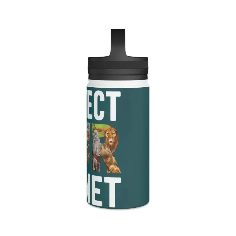 Double Wall Stainless Steel Bottle with Handle Lid