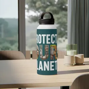 Double Wall Stainless Steel Bottle with Handle Lid