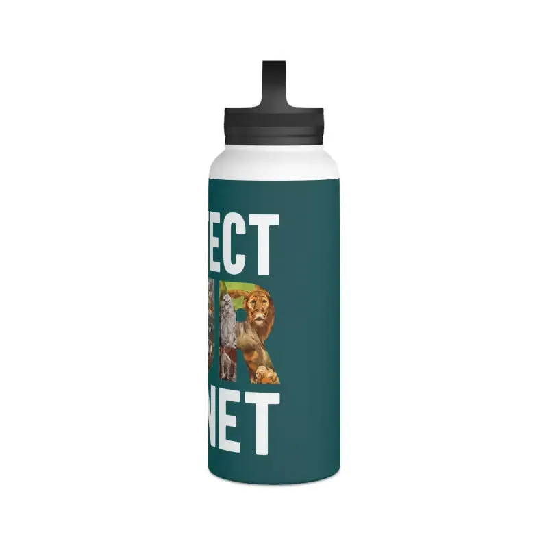 Double Wall Stainless Steel Bottle with Handle Lid