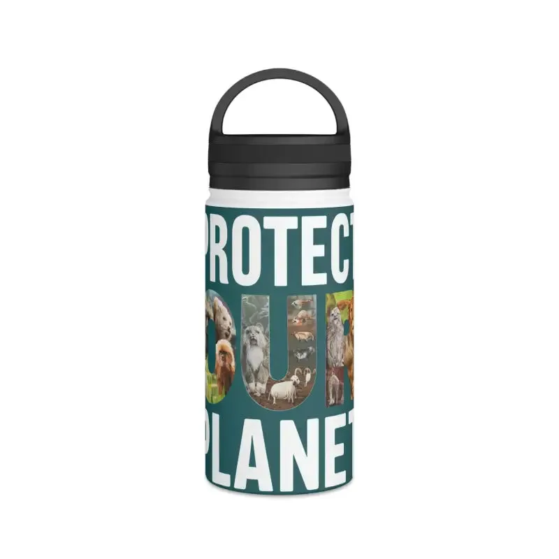Double Wall Stainless Steel Bottle with Handle Lid