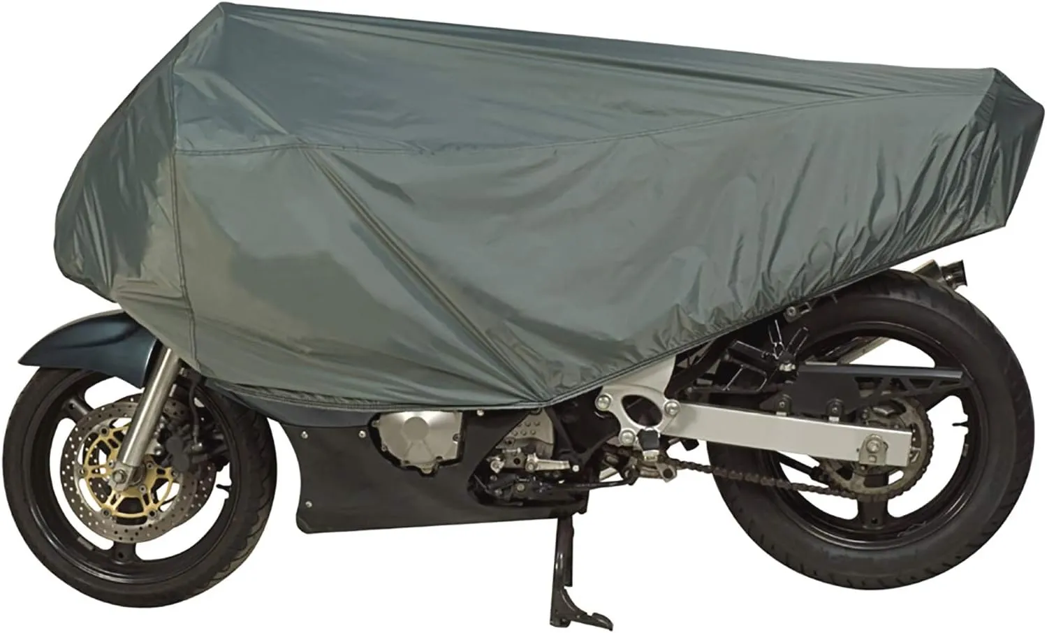 Dowco Guardian 26015-00 Travel Ready Water Resistant Premium Motorcycle Half Cover: Grey, Sportbike