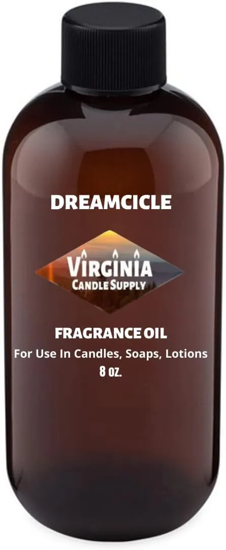 Dreamcicle Fragrance Oil (8 oz Bottle) for Candle Making, Soap Making, Tart Making, Room Sprays, Lotions, Car Fresheners, Slime, Bath Bombs, Warmers…