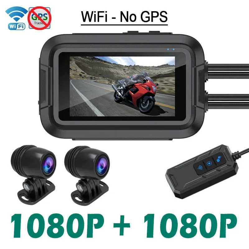 Dual 1080P Motorcycle Waterproof Camera