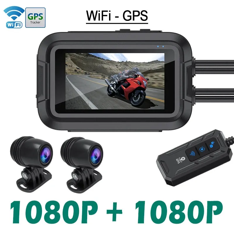 Dual 1080P Motorcycle Waterproof Camera